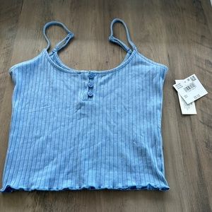 Blue American Eagle Crop Top NWT